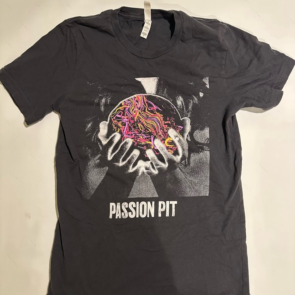 Passion Pit Band Graphic T-Shirt - Black